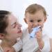 Heccei Baby Teething Ring - BPA-Free Silicone Elephant Cooling Toy for Gums | Dental Aid for 3+ Months - Blue - Buy Online on GoSupps.com