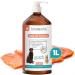 Salmon Oil for Dogs and Cats 1 Liter - Norway 100% Natural - Cold Pressed - Rich in Omega 3+6+9 and Vitamin E | with Practical Measuring Cup (Brown) - Buy Online on GoSupps.com