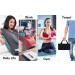 Acupressure Mat & Neck Pillow Set for Pain Relief - Pure Cotton, Carry Bag Included - Gray - Buy Online on GoSupps.com