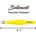 Bellesante 2 PCS Surgical Grade Precision Tweezers - Stainless Steel Sharp Tweezers for Ingrown Hair, Eyebrow Grooming, Splinter & Tick Removal - Needle Nose - Buy Online on GoSupps.com