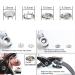 10mm Pearl Snaps Fasteners Kit - Set of 50 Prong Ring Snaps for Western Shirt Clothes in 5 Colors - Buy Online on GoSupps.com