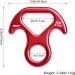 30KN Rescue Figure  8 Descender Large Bent-Ear Belaying and Rappelling Gear Belay Device Climbing for Rock Climbing Peak Rescue Aluminum-Magnesium Alloy Red - Buy Online on GoSupps.com