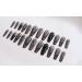 VOTACOS Long Coffin Black Press on Nails with 3D Rhinestone Butterfly Design - Matte Full Cover Stick on False Nails for Women | G2 BLACK 3D - Buy Online on GoSupps.com