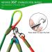 Pawstrip Hands-Free Dog Leash | Dual Waist & Crossbody Rope for 2 Dogs | Reflective & Durable Nylon | Heavy Duty Leash for Hiking & Running | Medium to Large Dogs (Multicolor) - Buy Online on GoSupps.com