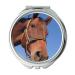 Mirror Travel Mirror animal close up horse pocket mirror portable mirror