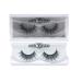 False Eyelashes 3D Faux Mink Fake Eyelashes Handmade Dramatic Thick Crossed Cluster False Eyelashes Black Nature Fluffy Long Soft Reusable(1PAIR) (SD 70)
