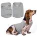 Dog Anti Anxiety Shirt Pet Stress Relief Clothes Pet Calming Wrap Vest Dog Thunder Jacket with Hook Loop and Reflective Strip (S)
