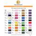 New Brothreads 40 Brother Colors Polyester Embroidery Thread Kit - 500M Each - For Home Embroidery & Sewing Machines - Buy Online on GoSupps.com