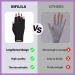 INIFILA UV Light Gloves for Gel Nails - Professional UPF 50+ UV Protection Gloves in Black - Buy Online on GoSupps.com