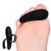 Toe Support Cushion Elastic Flexible Breathable Soft Hammertoe Support Pad Toe Corrector Separators for Discomfort Relief (Left)
