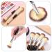 FRCOLOR 6 Pcs Dual Ended Powder Brush Set Blusher Concealer & Makeup Applicator Tools for Women | Aluminum Tube Brushes - Buy Online on GoSupps.com