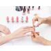 Magnetic Acrylic Nail Art Display Stand - 2 Sets for DIY Manicure & Practice Tips (Rose Gold) - Buy Online on GoSupps.com