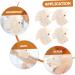 FOMIYES 4pcs Ramie Loofah Cleaning Sponges - Exfoliating Bath & Shower Scrubber Accessories for Household Use - Buy Online on GoSupps.com