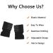 Care Wrist Band - Adjustable Compression Strap for Sports & Exercise | Breathable Elastic Support Sleeve for Men & Women - Velcro Design (Black - Buy Online on GoSupps.com