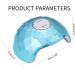 54W Nail Dryer For Gel And Regular Polish Nail Dryer Curing Lamp Uv Led Nail Lamp UV Light For Nails Fast Drying Uv Light For Nails Professional Automatic Purple - Buy Online on GoSupps.com