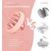 ZMCLG Shampoo Brush for Peeling & Scalp Massage | Silicone Hair Care Brush - Pearl Pink - Buy Online on GoSupps.com