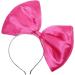 BUYITNOW Cute Hotpink Bow Headband for Women - Perfect for Halloween Cosplay - Buy Online on GoSupps.com