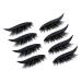 miduoidn 4 Pairs Eyeliner Decal Eyelash Sticker Fine Workmanship Compact Size Lady Accessories Convenience Self-adhesive Makeup Tool Type 4