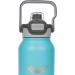 Healthy Human FLIP N SIP Lid - Leak-Proof & Dishwasher Safe | Durable Bottle Cap with Metal Clip & Wide Mouth - Buy Online on GoSupps.com