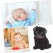 COHEALI 10pcs Dog Beads Baby Accessories - Black Silicone Teether Beads (3.1x2.3cm) - Food Grade Silica Gel - Buy Online on GoSupps.com