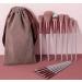 makeup brush set 13 piece & detangle hair brush perfect for a gift stocking filler girls gift or christmas or treat your self! Mocha - Buy Online on GoSupps.com