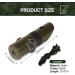 VSPEK 7-in-1 Survival Whistle | Camping Tools with Compass Thermometer LED Flashlight & More | Outdoor Safety Kit for Hiking & Emergency - Buy Online on GoSupps.com