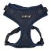 Puppia Ritefit Dog harness for small to medium -sized dogs - adjustable and very soft - also usable as a puppy dishes -Atani train crockery for dogs navy XL XL navy