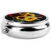 Sunflower & Rose Mini Round Pill Box - 3 Compartment Travel Organizer for Medicine | Portable Pill Organizer for Home & Office - Buy Online on GoSupps.com