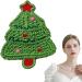 Knitted Hair Clips - Crochet Cartoon Christmas Decorative Barrettes - Cute Hair Pin for Travel Stage Show Daily Life Dating Hersil Tree - Buy Online on GoSupps.com