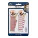 Itzy Ritzy Linen Pacifier Clips - 2-Pack Pink and Pink Stripe - Buy Online on GoSupps.com