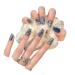 Temperament manicure new handmade explosions wearing custom nail nail patch nail.(Short -T S)