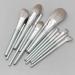 14 Wooden Handle Makeup Brush Set - Powder Shadow Eyebrow Brushes - Eco-Friendly Makeup Tools for Flawless Application - Buy Online on GoSupps.com