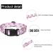 Mercano Adjustable Dog Collar - Soft Nylon & Durable Design for Small to Medium Dogs & Puppies - Pink White Flower Pattern - Buy Online on GoSupps.com