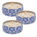 Citronella Candles Outdoor, Large 3-Wick 13.5oz Soy Wax Candle for Summer Patio Porch, 3 Packs 3 x 13.5oz