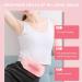 Portable Wireless Menstrual Heating Pad - USB Electric Waist Belt with 3 Heat Levels & Massage Modes | International Shipping Available - Buy Online on GoSupps.com