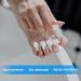 Eupsiiu 7-Piece Washable Toe Separator Set for Perfect Nail Polish Application - Ideal for Men & Women (Blue & White) - Buy Online on GoSupps.com