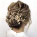 Gorais Bride Wedding Hair Comb - Crystal Pearl Leaf Hair Piece for Women and Girls (A-Gold) - Buy Online on GoSupps.com