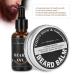 Men's 4-Piece Beard Care Set | Moisturizing Beard Balm Oil Comb & Brush - International Shipping - Buy Online on GoSupps.com