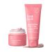 Sand & Sky Perfect Skin Kit for Blackheads  Enlarged Pores & Pigmentation | Includes Australian Pink Clay Face Mask & Facial Exfoliator