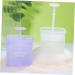 LALADEFIEE 2 Pcs Foam Cup Marshmallows Facial Face Wash Foam Maker for Shampoo Foamer Plastic - Buy Online on GoSupps.com