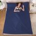 Lightweight Dark Blue Sleeping Bag Liner - Compact Camping Sheet for Youth Hostels & Picnics - 82.7 X 45 Inch - Buy Online on GoSupps.com