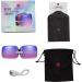 Hi5 E10 Eye Massager with Heat Eye Strain Relief Improves Eye Circulation Relaxation Compact & Lightweight Stylish Design (Gradient Purple) - Buy Online on GoSupps.com