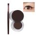Gel Eyeliner Pot Long Lasting Natural Eye Liner - Eye Makeup With Brushes Included Cosmetic Accessories For Dating Prom Traveling Performance Pochy Natural Brown