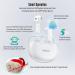 Sensley S01 Rechargeable Hearing Aids for Seniors & Adults - Noise Canceling Invisible Amplifier with Portable Charging Case (Pearl White) - Buy Online on GoSupps.com