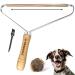 2024 - size XXL reusable manual razor & lint remover: ideal for carpets sofas cars carpet floors - effectively removes animal hair cat dog hair dust plush toys 24cm 2 - version XXL