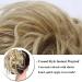 Tess Hair Part Dutt Hair Tie | Medium Blonde Hair Extensions for Women | 45g Smooth Knot Updo | Affordable Hair Accessories - Buy Online on GoSupps.com