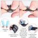 rongweiwang Endless Style Options With These Clip In Hair Extensions Creating 3D Clip In Bangs Tape In Hair Extensions Human Hair brownish black - Buy Online on GoSupps.com
