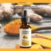 Turmeric & Vitamin C Anti-Aging Serum | Pure Organic Skin Firming & Hydrating Formula for All Skin Types - Reduce Wrinkles & Blemishes (1 fl oz - Buy Online on GoSupps.com