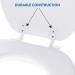 Desert White Round Soft Toilet Seat - Ginsey Home Solutions - Buy Online on GoSupps.com