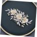 Angoily Bridal Hair Accessory Pearl Hair Comb Flower Bridal Comb Pearl Hair Pin Flower Hair Comb Pearl Headpiece Pearl Tiara Pearl Hair Clip Bride Hair up Wedding - Buy Online on GoSupps.com